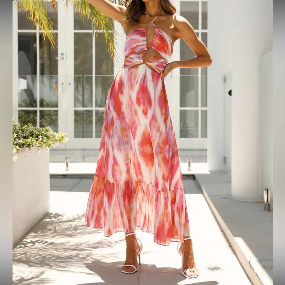 Hello Molly Sunset Lines Dress